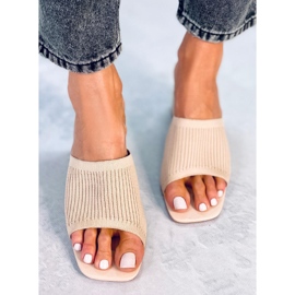 Greet Beige heeled sandals 1