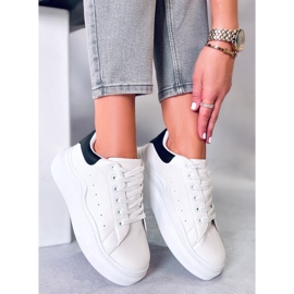 BM Leone Black women's sports shoes white 1