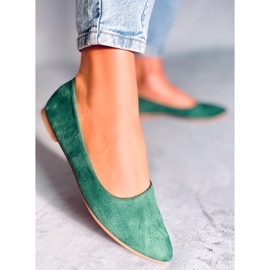 BM Keys Green leather insole ballerinas 1 BM Keys Green leather insole ballerinas 1