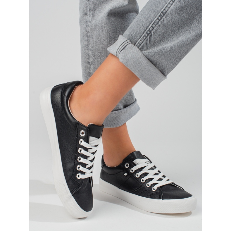 Classic women's black Vinceza sneakers 1