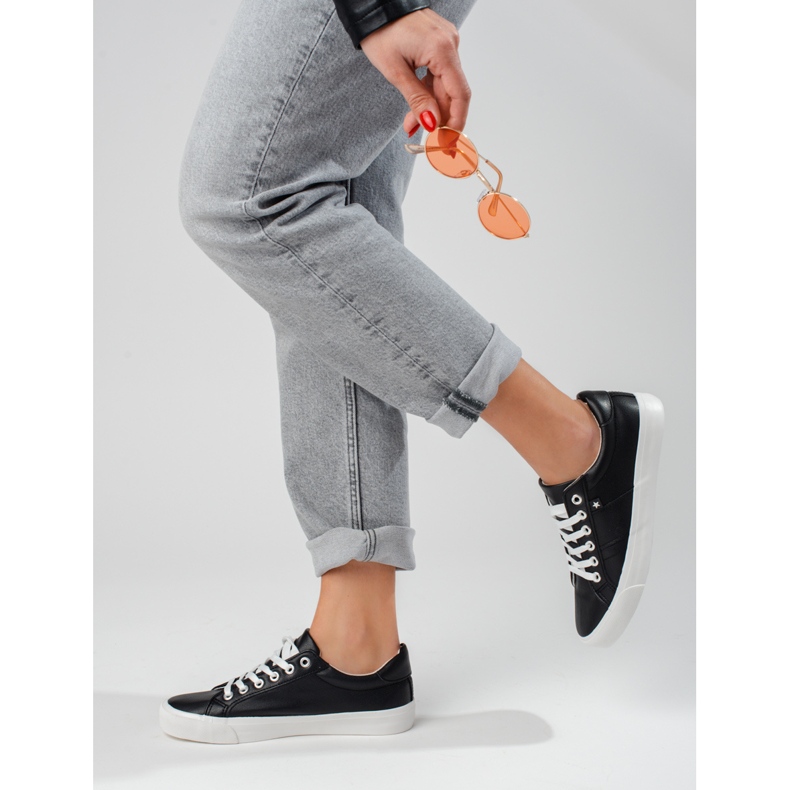 Classic women's black Vinceza sneakers 2