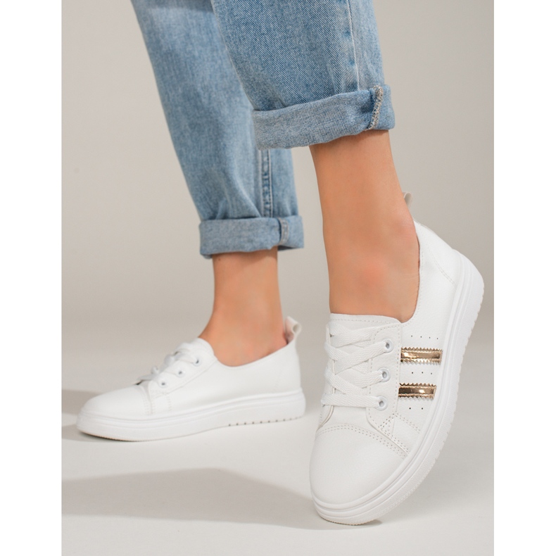 Women's sports shoes Shelovet white sneakers 1 Women's sports shoes Shelovet white sneakers 1