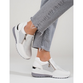 Women's white Shelovet sneakers 2