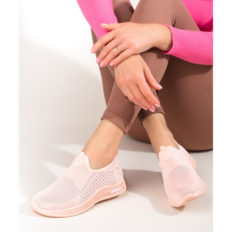 SHELOVET Light women's textile sports shoes pink T.Sokolski 2