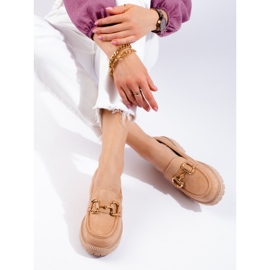 W. Potocki Beige suede loafers from Potocki 2