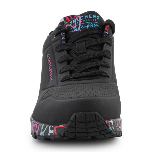Skechers Uno Loving Love shoes 155506-BBK black 1 Skechers Uno Loving Love shoes 155506-BBK black 1