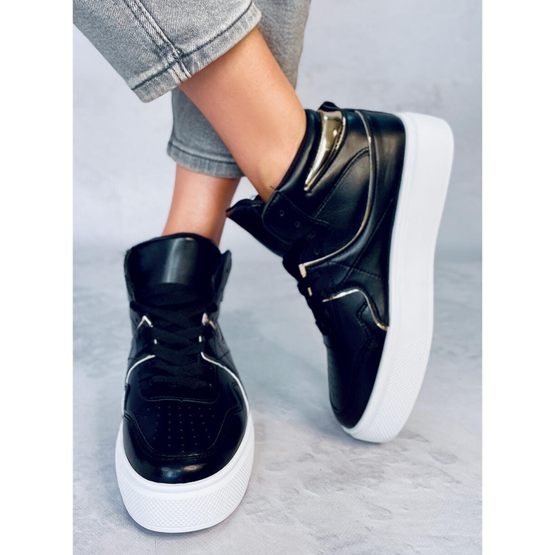 Erva Black high-top sneakers 2