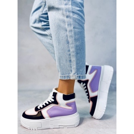 BM Storm BLACK / PURPLE high-top sneakers 2