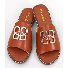 Ebony Camel women's slippers brown 2