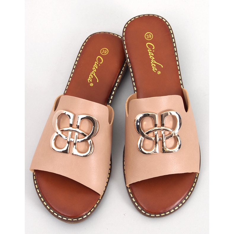 BM Women's Ebony Apricot slippers beige 1 BM Women's Ebony Apricot slippers beige 1