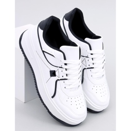 Wedge sneakers Holmes WHITE/BLACK 1