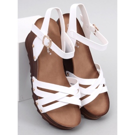 White wedge sandals 1