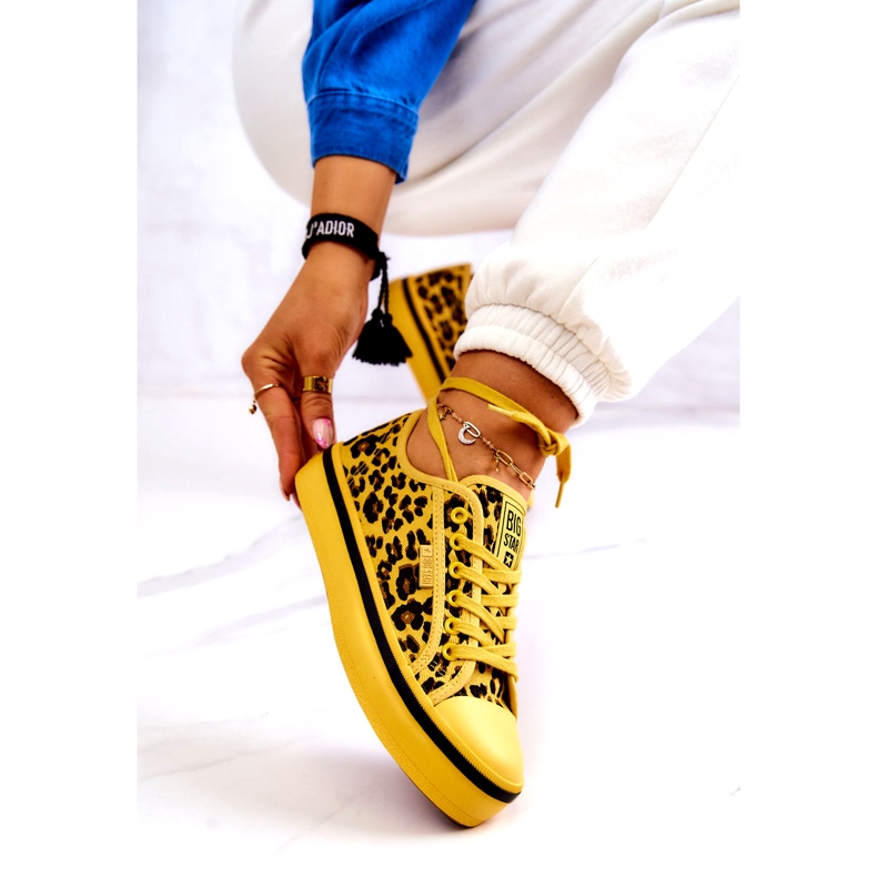 Women's Sneakers Pantera Big Star JJ274616 Yellow 1
