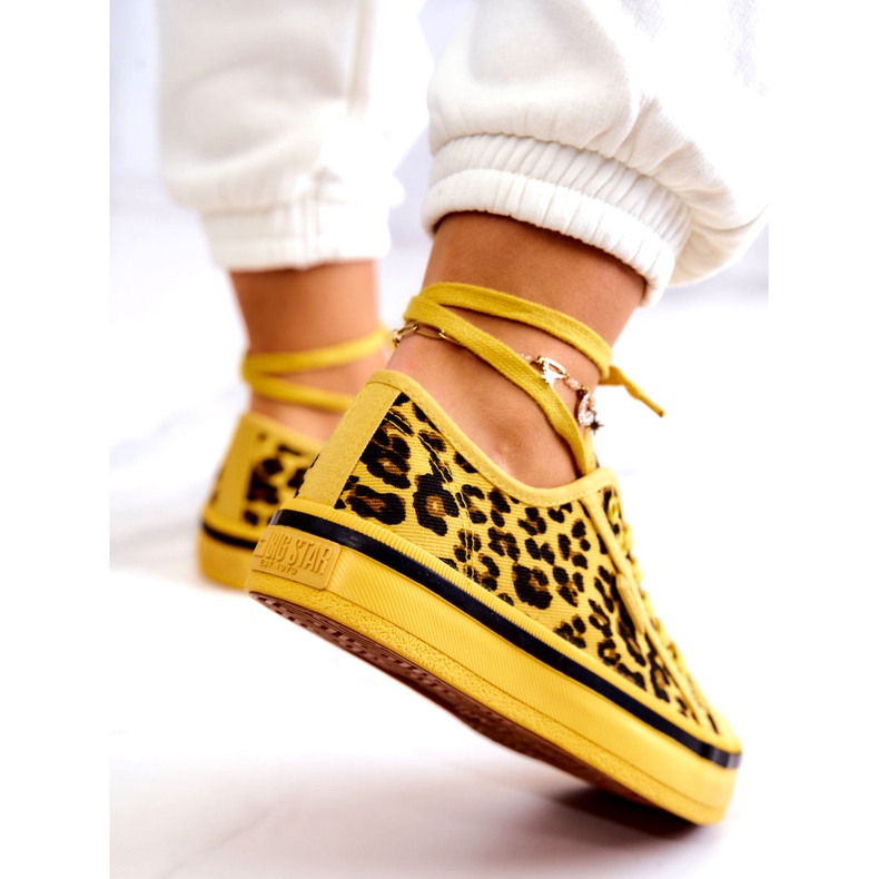 Women's Sneakers Pantera Big Star JJ274616 Yellow 5
