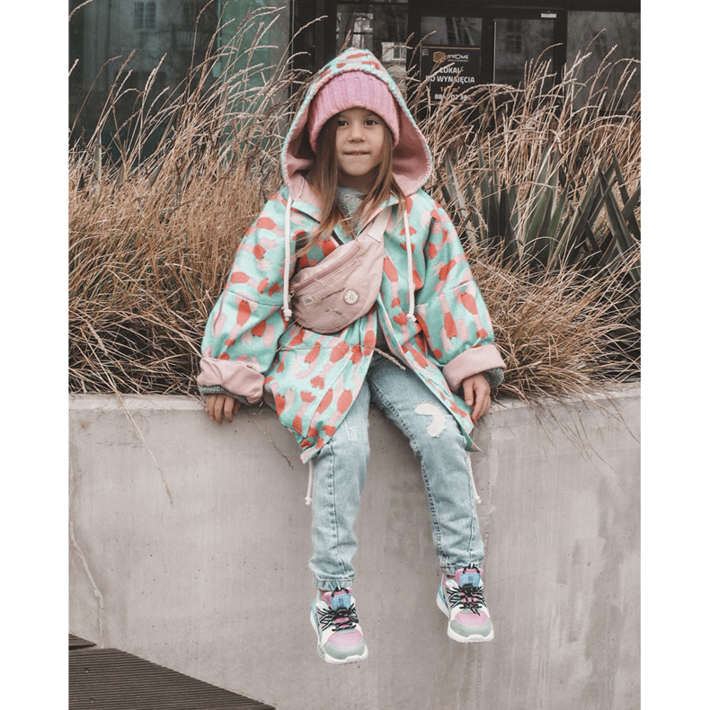 Children's Sports Shoes Memory Foam System Big Star LL374219 Pink-Green 2