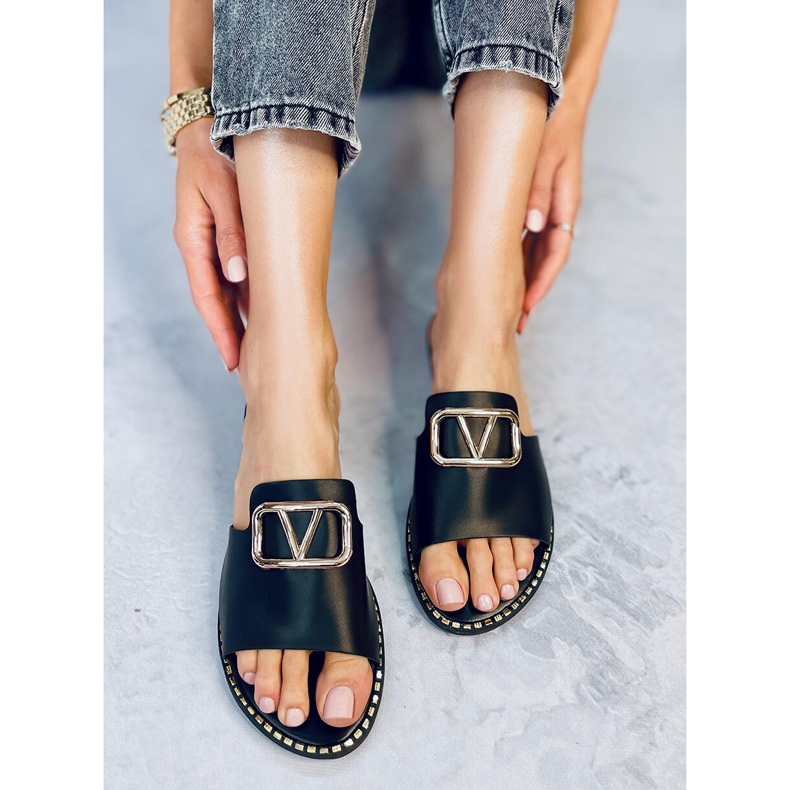 BM Tonya Black women's slippers 1 BM Tonya Black women's slippers 1