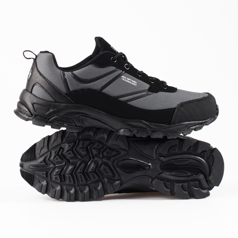 Men's brown DK trekking sports shoes black 1