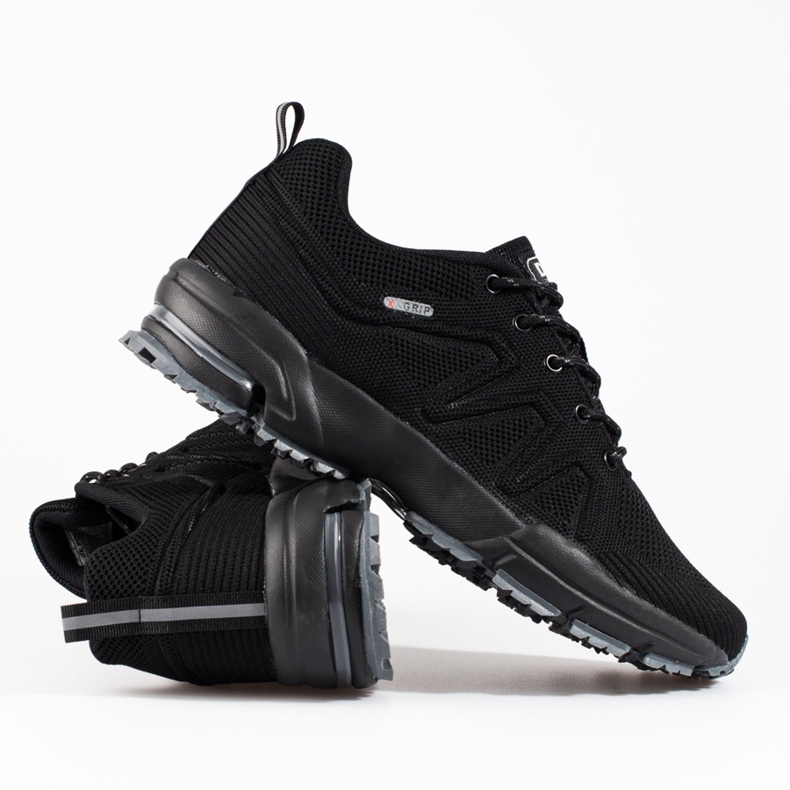 Men's black DK textile sports shoes 1 Men's black DK textile sports shoes 1