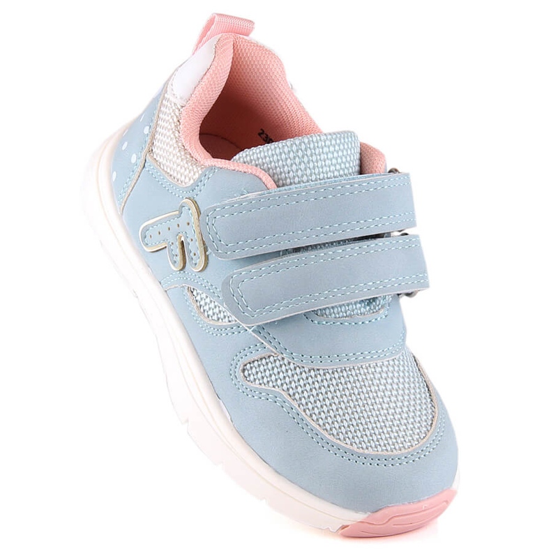 Evento Girls' sports shoes with velcro Miss❤E mint green 1 Evento Girls' sports shoes with velcro Miss❤E mint green 1
