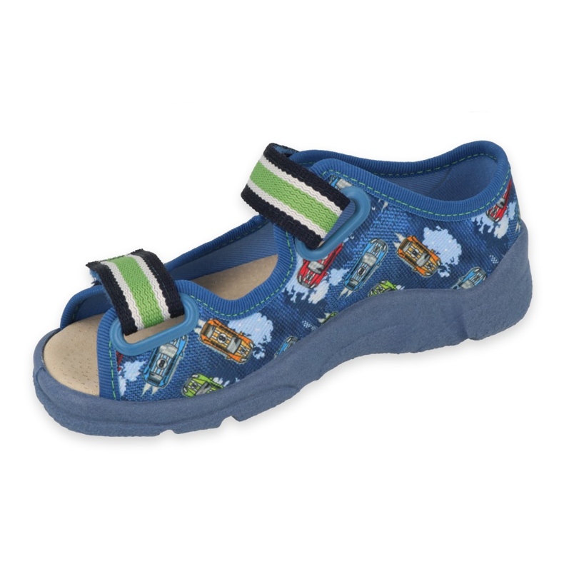 Befado children's shoes 869x163 leather insert blue 1 Befado children's shoes 869x163 leather insert blue 1