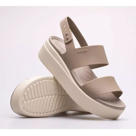 Crocs Brooklyn Low Wedge Sandals W 206453-2YI beige 1