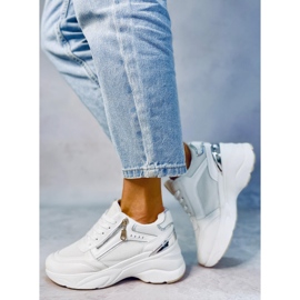 BM Mcbride White wedge sneakers 2