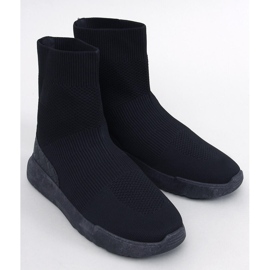 Ervin Black sock sneakers 1