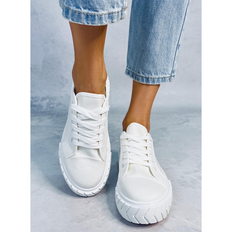 PA1 Hampton White women's platform sneakers 1 PA1 Hampton White women's platform sneakers 1
