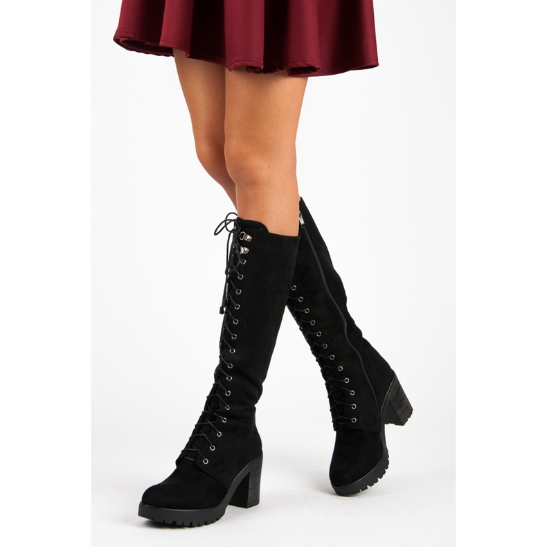 Seastar Lace-up workery boots black 2