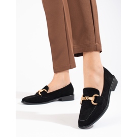 Seastar Women's Shelovet suede moccasins black 1