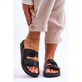 Women's Platform Slippers Black Vertigo 1
