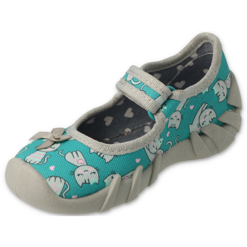 Befado children's shoes speedy 109P238 grey green 1