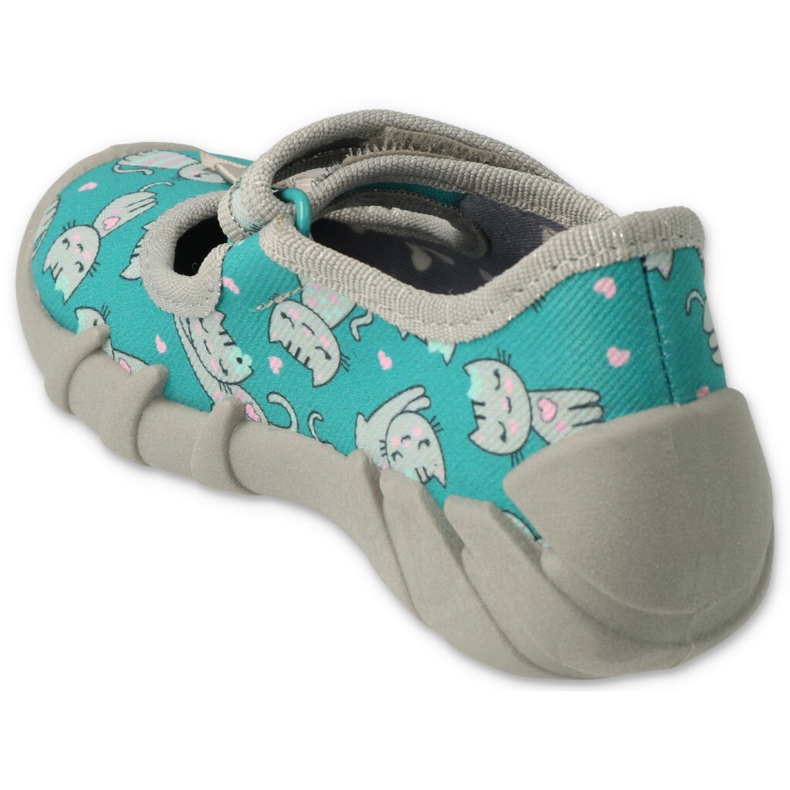 Befado children's shoes speedy 109P238 grey green 2