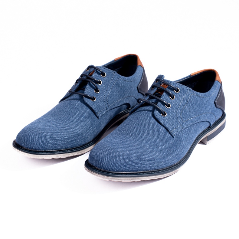 Blue Shelovet men's textile shoes 2