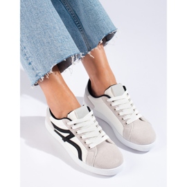 Women's white and gray Shelovet sports shoes 1 Women's white and gray Shelovet sports shoes 1