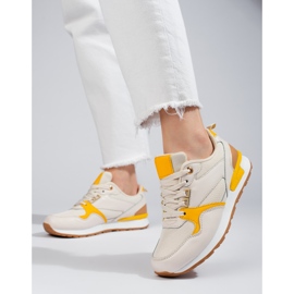 Women's sports shoes Shelovet beige 1