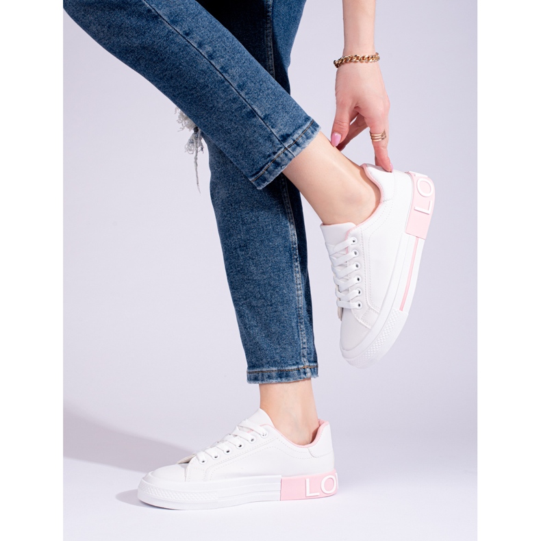 Shelovet classic white sports shoes 1 Shelovet classic white sports shoes 1