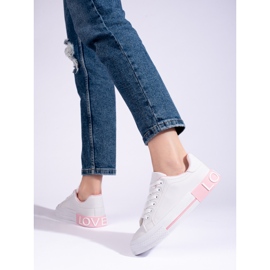 Shelovet classic white sports shoes 2 Shelovet classic white sports shoes 2