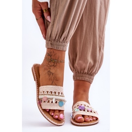 PS1 Women's Braided Embellished Slippers Pink Millano 1 PS1 Women's Braided Embellished Slippers Pink Millano 1