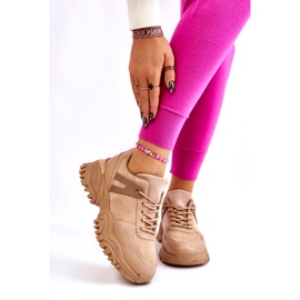 PG1 Fashionable Sport Shoes Sneakers Beige Frezio 1