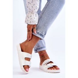 Women's Platform Slippers White Vertigo 2