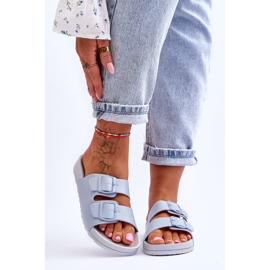 PS1 Women's Blue Vertigo Platform Slippers 1 PS1 Women's Blue Vertigo Platform Slippers 1