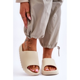 PS1 Fashionable Platform Slippers Light Beige Estella 2 PS1 Fashionable Platform Slippers Light Beige Estella 2