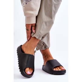 PS1 Fashionable Platform Slippers Black Estella 2 PS1 Fashionable Platform Slippers Black Estella 2