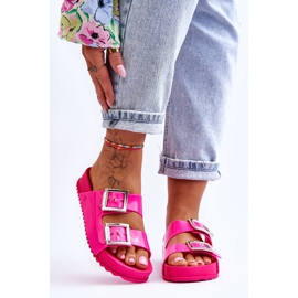 Women's Smooth Slippers ZAXY HH285160 Fuchsia pink 1