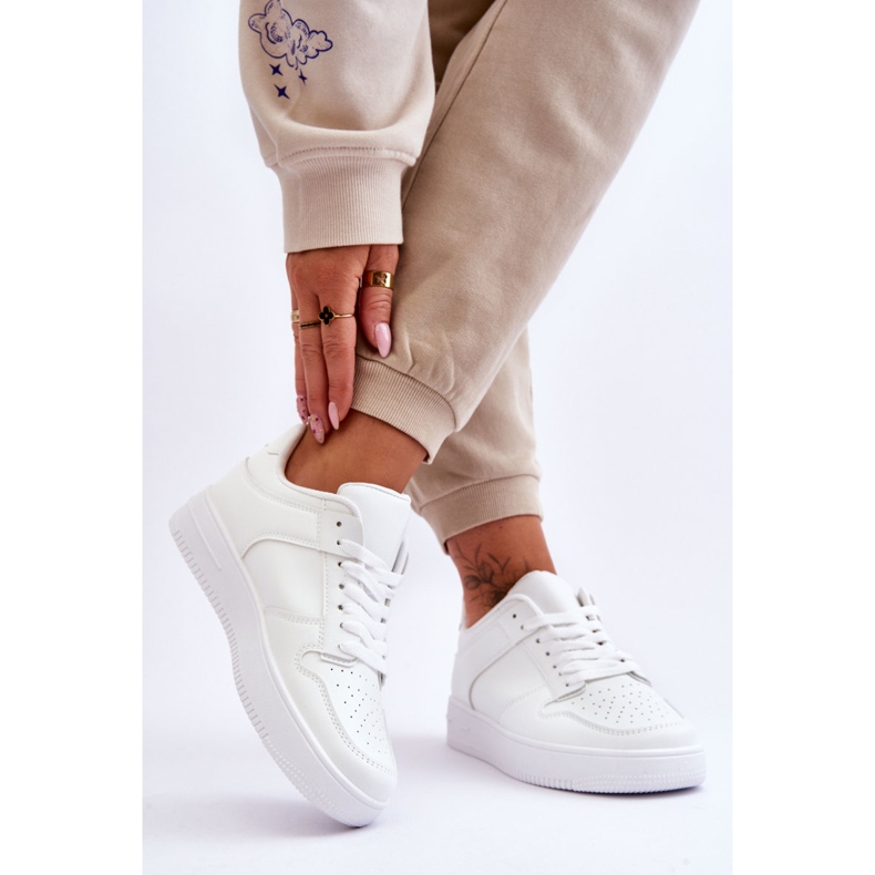 Classic Sport Shoes On White Larena Platform 2