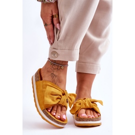 PG1 Platform Flip Flops Yellow So Comfy 1