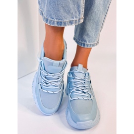 BM Bains Blue wedge sneakers 2