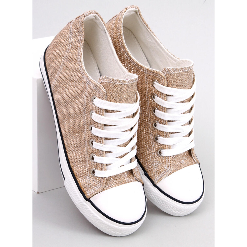 Foss Golden wedge sneakers 1