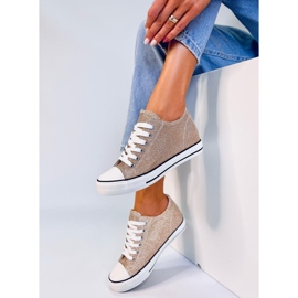 Foss Golden wedge sneakers 2